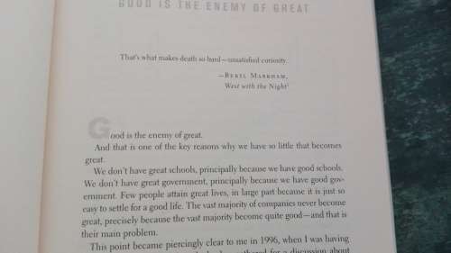 GOOD TO GREAT by JIM COLLINS Why Some Companies make the Leap..and others Don't  business studies