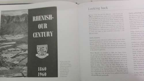 RHENISH 150 1860-2010 ( RHENISH SCHOOL -STELLENBOSCH )