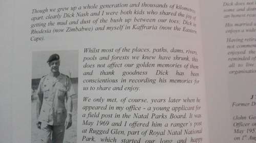 I REMEMBER WHEN A Lifetime with a Game Ranger by and SIGNED by DICK NASH