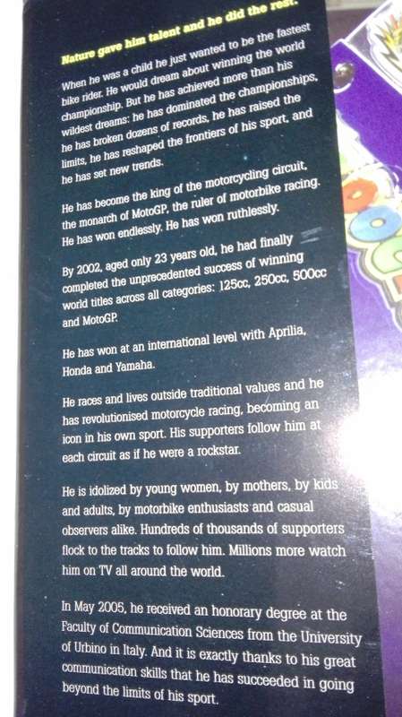 VALENTINO ROSSI THE AUTOBIOGRAPHY What if I Never Tried It  ( Motorcycle Racing  Motorcycling )