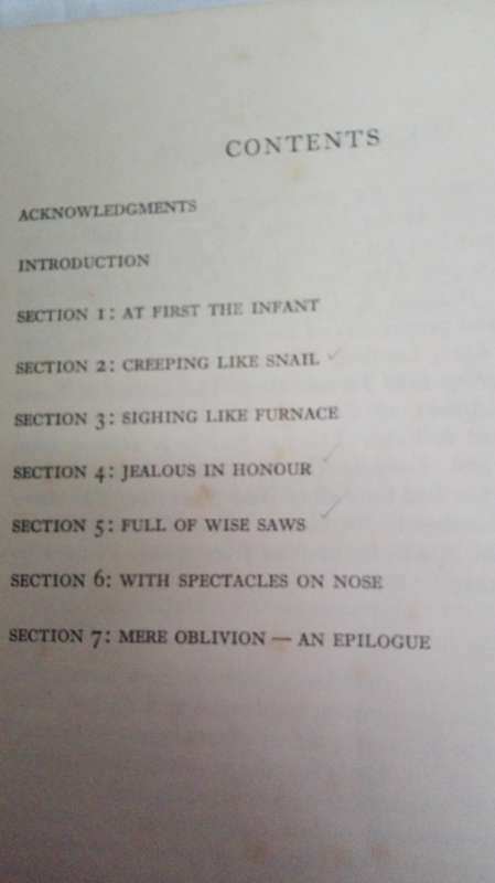 THE SEVEN AGES OF MAN An Anthology of Biography Compiled and Edited by NEVILLE NUTTALL 1961