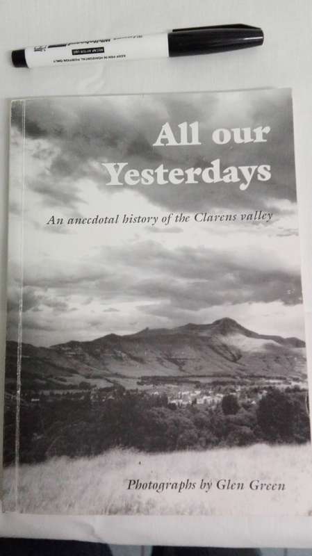 ALL OUR YESTERDAYS Anecdotal History of the Clarens Valley