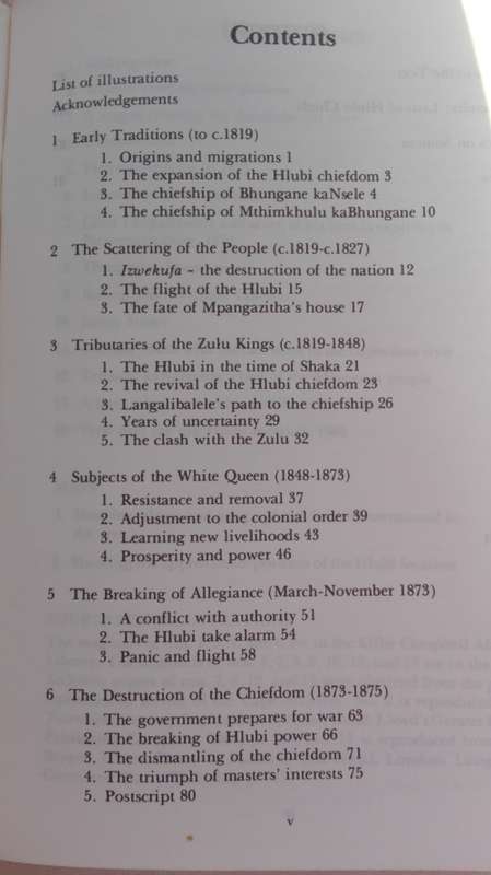 THE HLUBI CHIEFDOM IN ZULULAND NATAL A HISTORY JOHN WRIGHT AND ANDREW MANSON