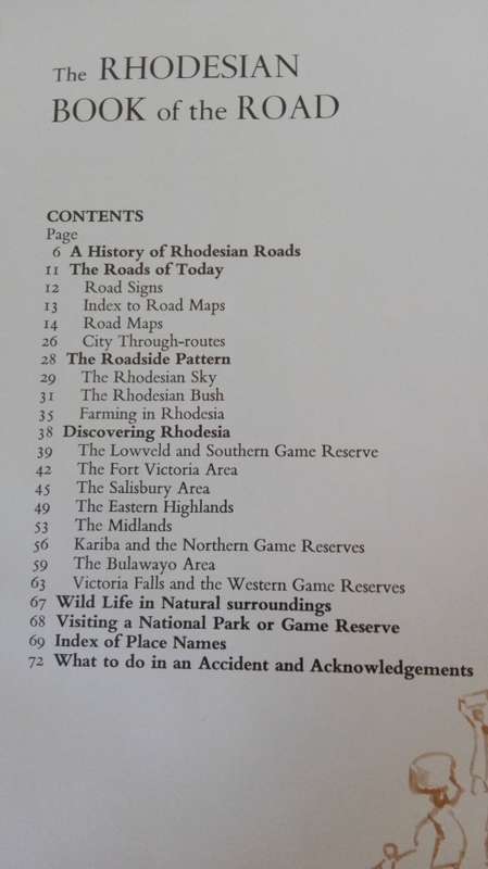 THE RHODESIAN BOOK OF THE ROAD by J E BARNES and Others