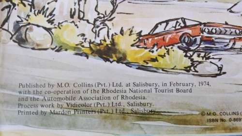 THE RHODESIAN BOOK OF THE ROAD by J E BARNES and Others