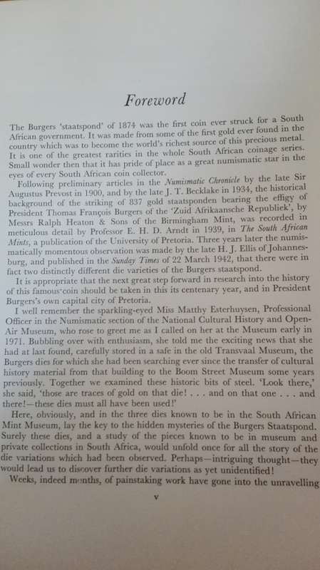 SOUTH AFRICA'S FIRST GOLD COIN Research on the Burgers Dies & Burgerspond (DJ torn) Matt Esterhuysen