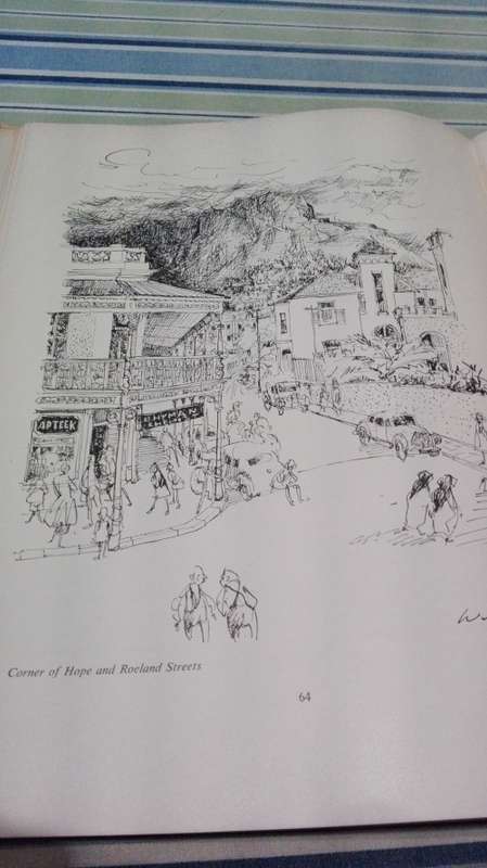 UNDER THE TABLECLOTH ; PAPAS LOOKS AT THE PENINSULA 1952 An Outsiders View and Sketches of Cape Town