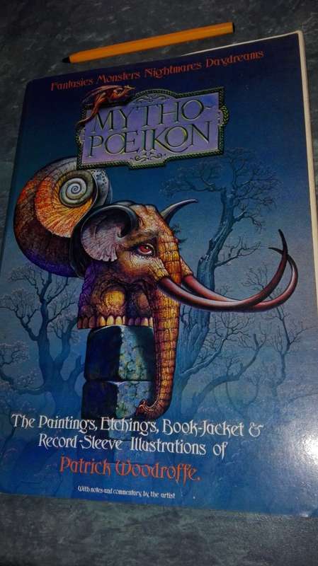 MYTHOPOEIKON Patrick Woodroffe The Paintings, Etchings, Book Jacket and Record Sleeve Illustrations
