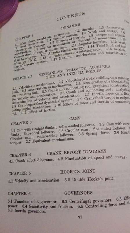 MECHANICS OF MACHINES by JOHN HANNAH AND R C STEPHENS