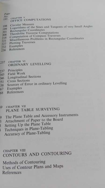 PLANE and GEODETIC SURVEYING for ENGINEERS by the late David Clark Vol 1 Plane Surveying 1977