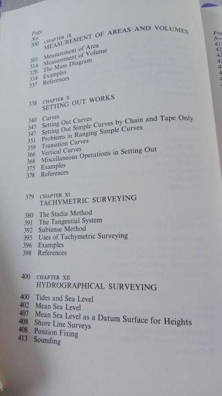 PLANE and GEODETIC SURVEYING for ENGINEERS by the late David Clark Vol 1 Plane Surveying 1977
