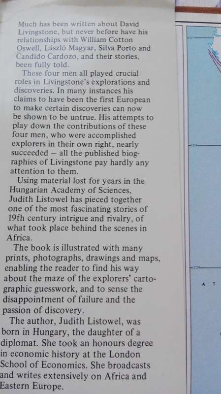 THE OTHER LIVINGSTONE JUDITH KISTOWEL