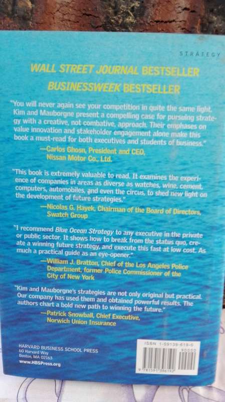 BLUE OCEAN STRATEGY How to Create Uncontested Market Space and Make the Competition Irrelevant  W CM
