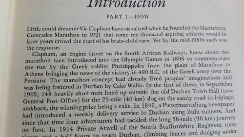 THE COMRADES MARATHON STORY MORRIS ALEXANDER (The complete story of a unique and world famous race )