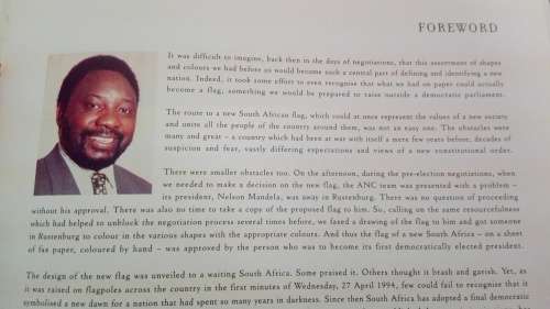 FLYING WITH PRIDE The story of the South African flag text by Denis Beckett Fwd Cyril Ramaphosa