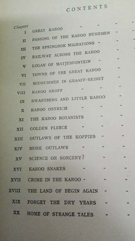 KAROO LAWRENCE G GREEN First Edition 1955