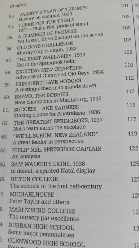 NATAL 100 Centenary of Natal Rugby Union Reg Sweet