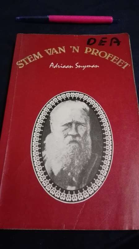 STEM VAN 'n PROFEET ADRIAAN SNYMAN  ( Siener van Rensburg )