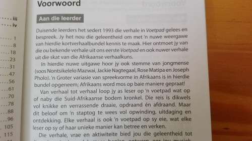 VOETPAD Samestellers ELSABE STEENBERG en ELSE van WYK STORIES VIR AFRIKA