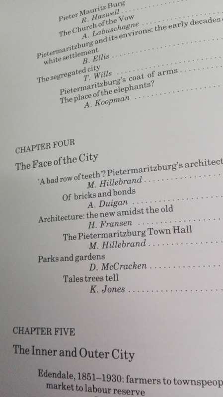 PIETERMARITZBURG 1838 -1988 Edited by J LABAND and R HASWELL