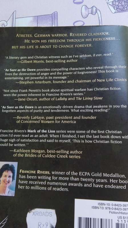 3 Books by FRANCINE RIVERS ; Voice in the Wind plus As Sure as the Dawn plus Echo in the Darkness