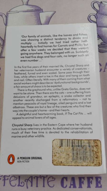 2 Books by CHRYSTAL SHARP If the Cat Fits plus Dog in my Footsteps