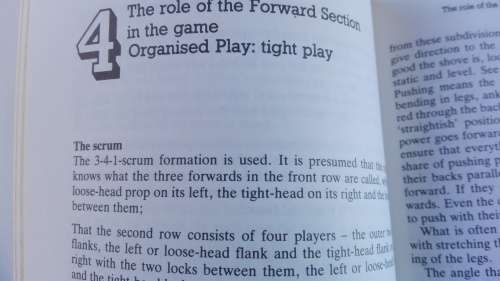 DOC CRAVEN`S RUGBY Playing and Training Handbook