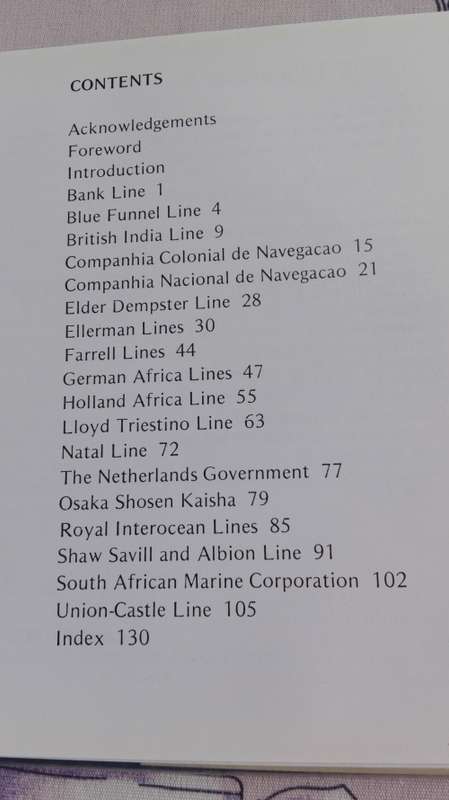 IN SOUTH AFRICAN WATERS Passenger Liners Since 1930 David Hughes & Peter Humphries incl Union Castle