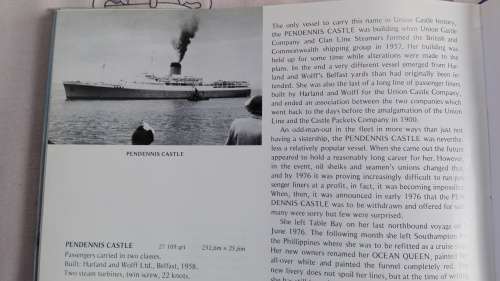 IN SOUTH AFRICAN WATERS Passenger Liners Since 1930 David Hughes & Peter Humphries incl Union Castle