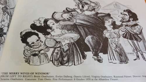 ENCORE ! NAPAC THEATRE CARTOONS by LEYDEN ( Natal Performing Arts Council 1986 )