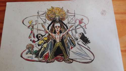 ENCORE ! NAPAC THEATRE CARTOONS by LEYDEN ( Natal Performing Arts Council 1986 )