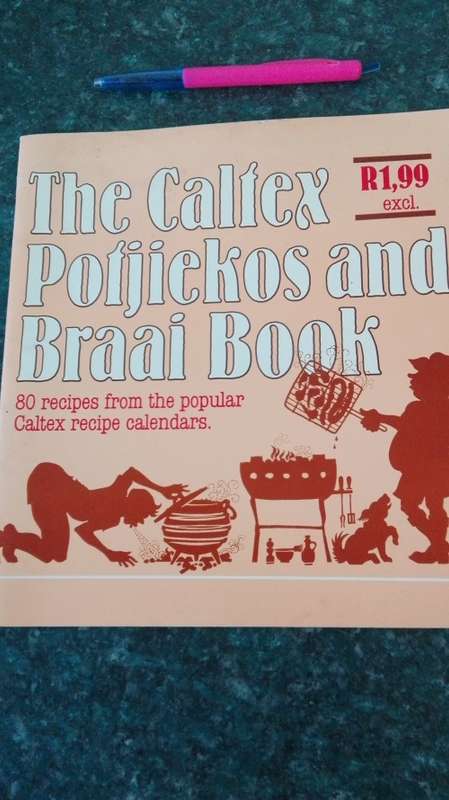 3 books CALTEX POTJIESKOS and BRAAI plus Caltex Outdoor plus YOU CARMEN NIEHAUS  :POTJIEKOS  -