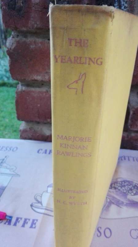THE YEARLING  by MARJORIE KINNAN RAWLINGS Hardcover Reset August 1961