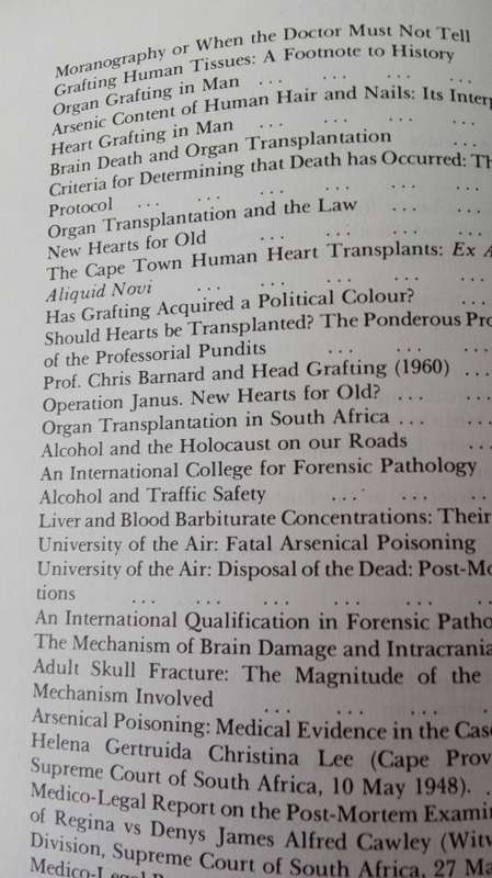 MEDICO-LEGAL MYTHOLOGY and other forensic contributions signed by H A Shapiro edited by I Gordon