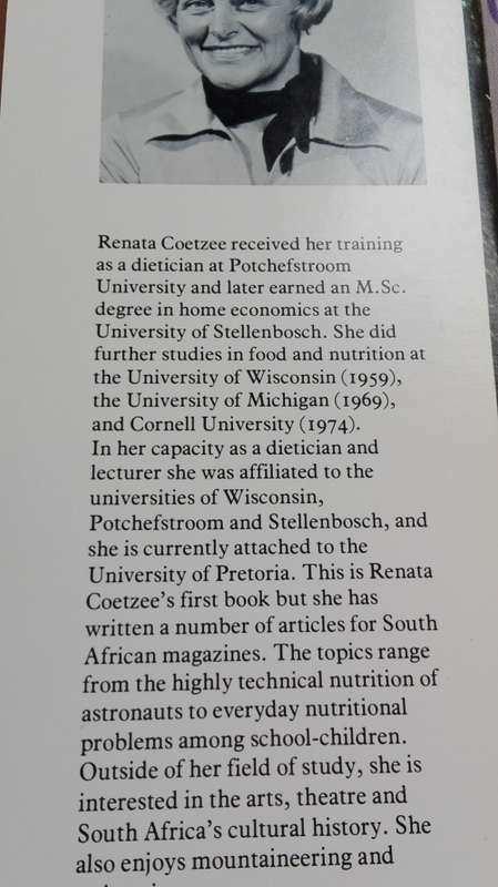 THE SOUTH AFRICAN CULINARY TRADITION Renata Coetzee with 167 Authentic Recipes  from the old Cape