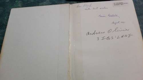 MOUNTAINS BULLETS AND BLESSINGS The Autobiography of Brian Godbold ( signed ) (a reading copy )