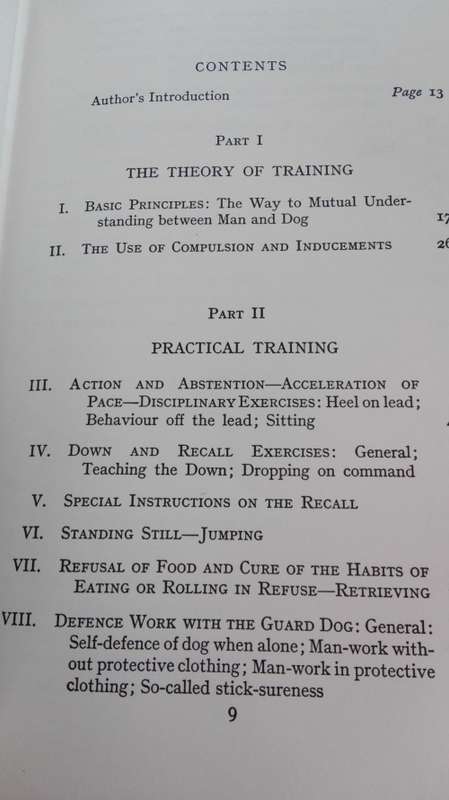 TRAINING DOGS A MANUAL Colonel KONRAD MOST (Hardcover ;  Illustrated )