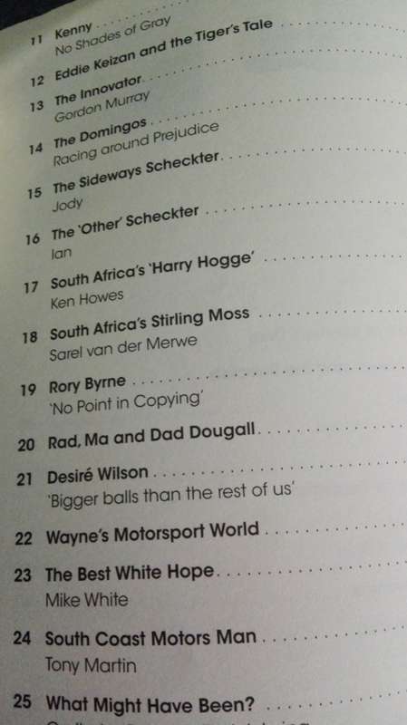 AGRICULTURE FURNITURE & MARMALADE GREG MILLS S A MOTORSPORT HEROS