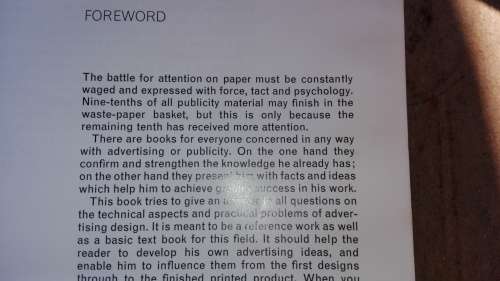 GRAPHIC DESIGN AND REPRODUCTION TECHNIQUES by PETER CROY ( 1972 ) printing