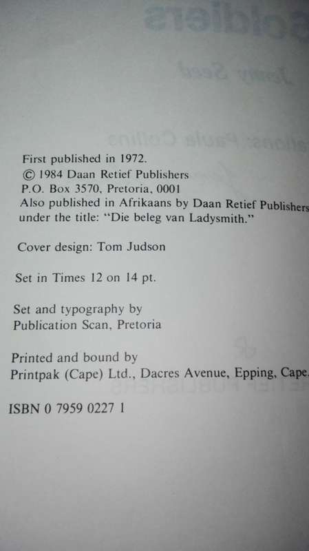 2 Books by JENNY SEED ; PLACE AMONST THE STONES plus THE RED DUST SOLDIERS ( which is signed ) )