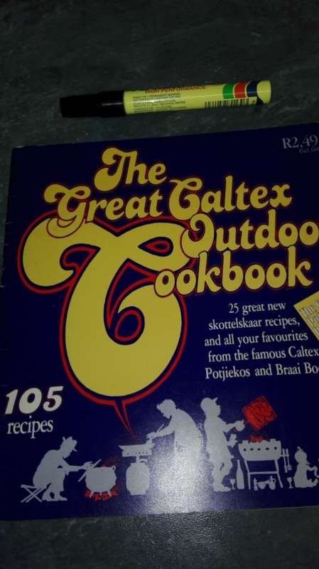 3 books CALTEX POTJIESKOS and BRAAI plus Caltex Outdoor plus YOU CARMEN NIEHAUS  :POTJIEKOS  -