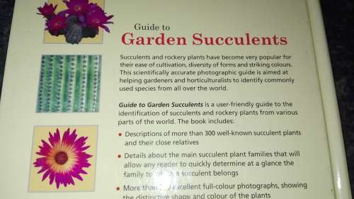 GUIDE TO GARDEN SUCCULENTS GIDEON F SMITH and BEN-ERIK van WYK