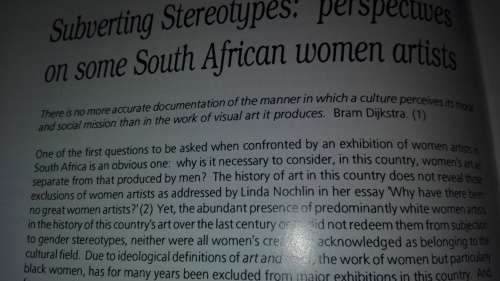 NO MAN`S LAND An Exhibition of recent works by South African Women March 1994 Durban  Art Gallery