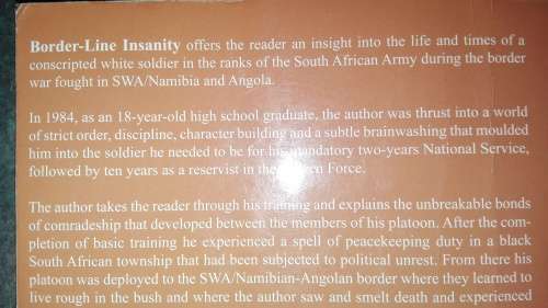 Border Line Insanity A National Serviceman's Story Tim Ramsden Includes SADF'S Roll of Honour