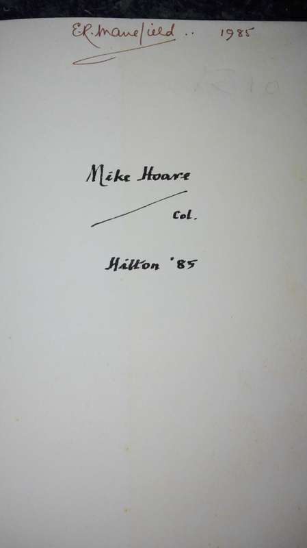 THREE YEARS WITH SYLVIA MIKE HOARE  ( Signed )