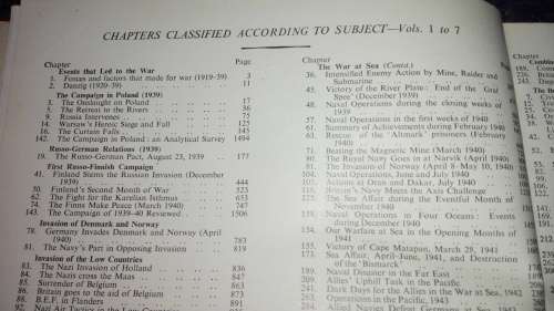 THE SECOND GREAT WAR A Standard History edited by Sir John Hammerton  7 Volumes