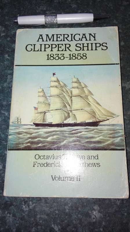 AMERICAN CLIPPER SHIPS 1833 - 1858  OCTAVIUS T HOWE and FREDERICK C MATTHEWS ( sailing ships )