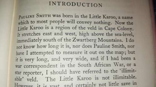 2 Books by PAULINE SMITH ; The Unknown  plus THE LITTLE KAROO
