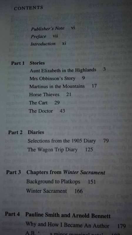 2 Books by PAULINE SMITH ; The Unknown  plus THE LITTLE KAROO