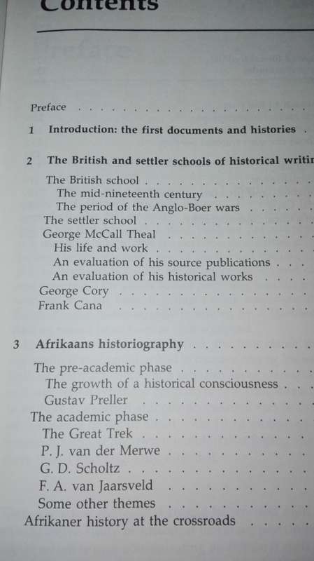 THE CHANGING PAST Trends in South African Historical writing KEN SMITH